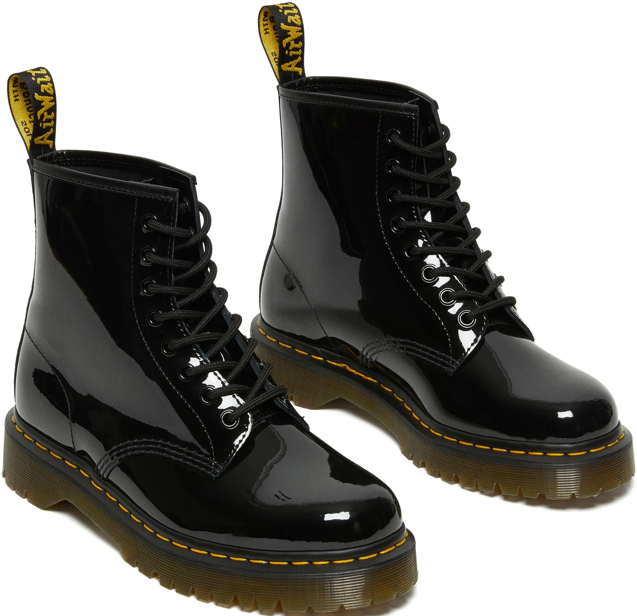 1460 Bex High Shine Patent Leather Boots - Unisex|-|Bottes en cuir verni ultra-brillant 1460 Bex - Unisexe