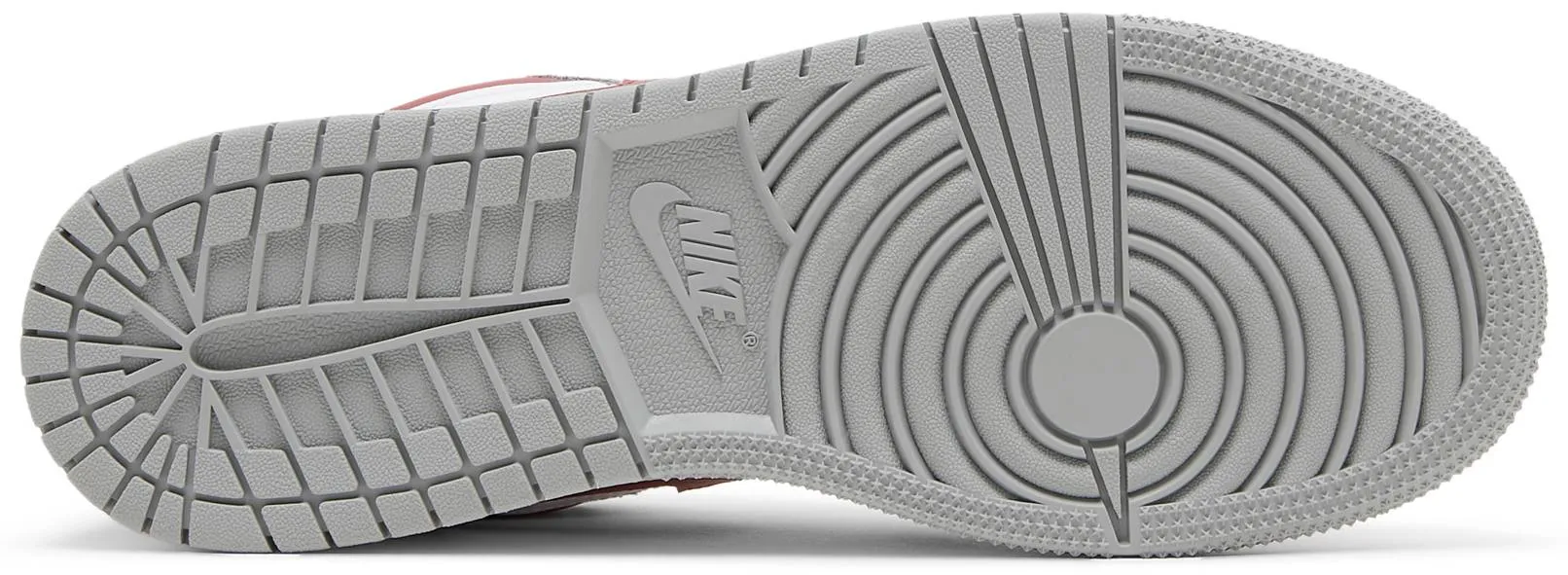 Air Jordan 1 Low GS 'Light Smoke Grey Gym Red'