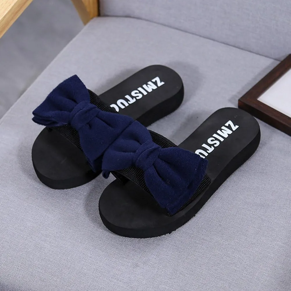 Arch Support Flip Flops for Women Flip-flops Outdoor Summer Women Beach Sandals Slipper Bow Shoes Indoor Women's sandals