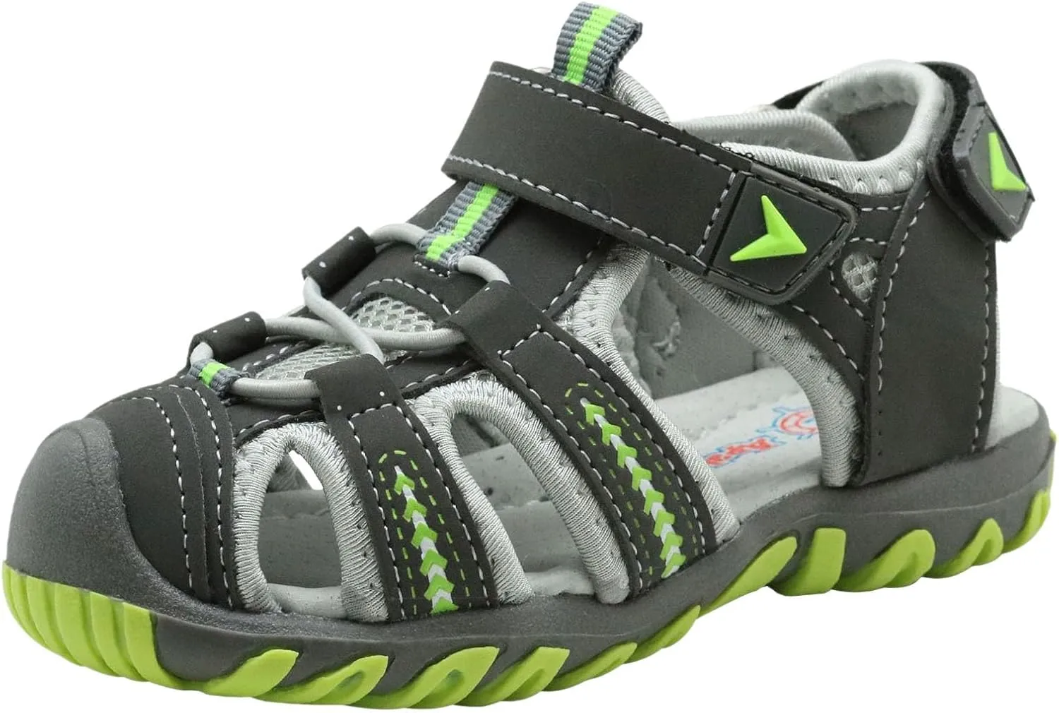 Baby Boy Squeaky Sandals Rubber Sole Closed-Toe Non-Slip Sandals Toddler Soft Sport Walking Shoes Tween Beach Shoes