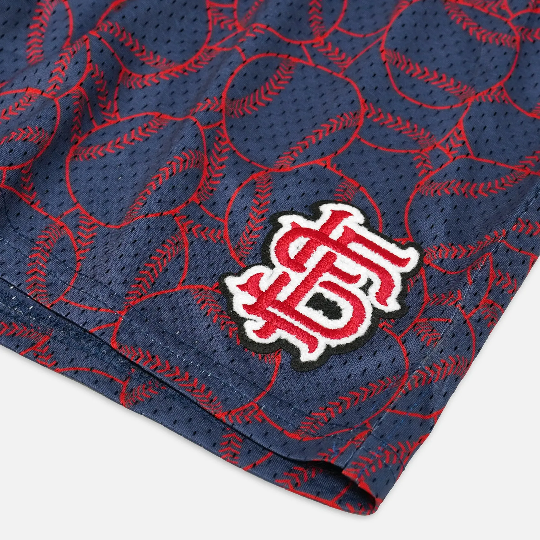 Baseballs Muted Color Shorts - 5"