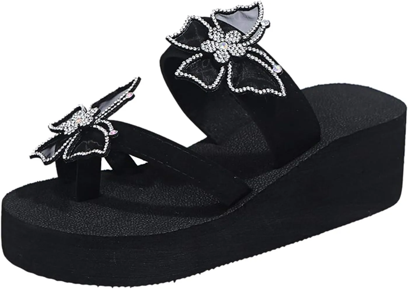 Beach Flip Flops Women Orthopedic Sandals for Women Comfortable Beach Sandals Slip on Thong Flat Sandals