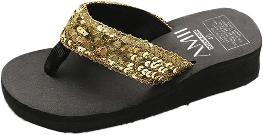 Beach Flip Flops Women Orthopedic Slippers for Women Women's Beach Flip Flop Super Lightweight and Soft