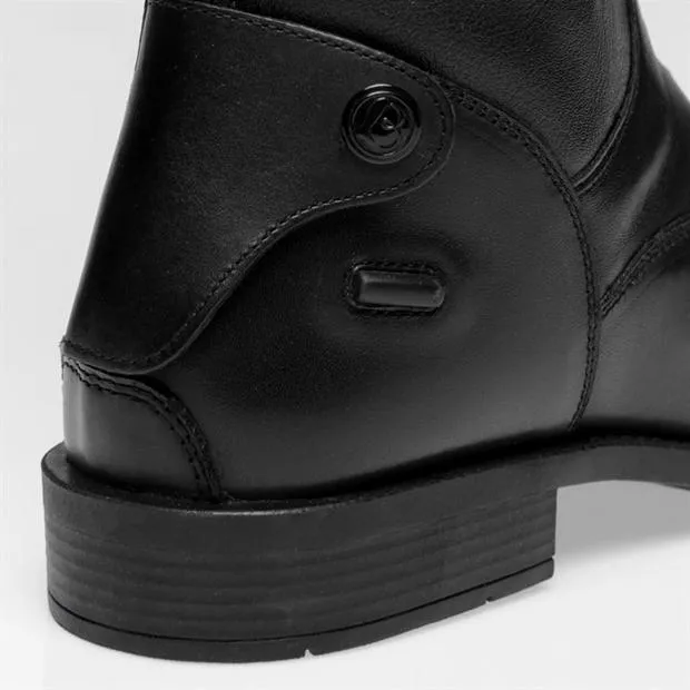 Brogini Como Long Laced Leather Riding Boots (Black)