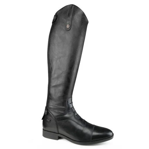 Brogini Como Long Laced Leather Riding Boots (Black)