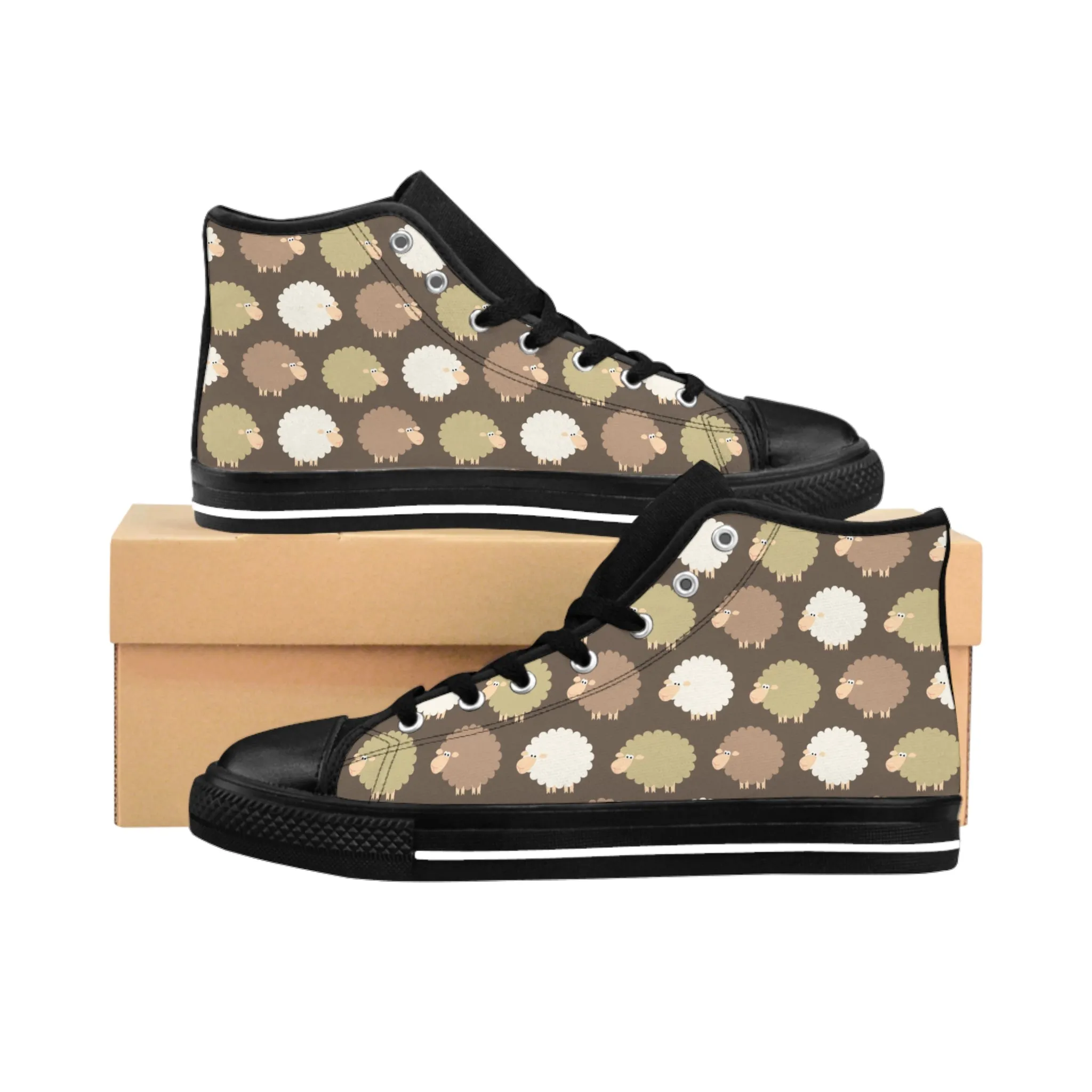Colorful Sheep Women's Classic Sneakers