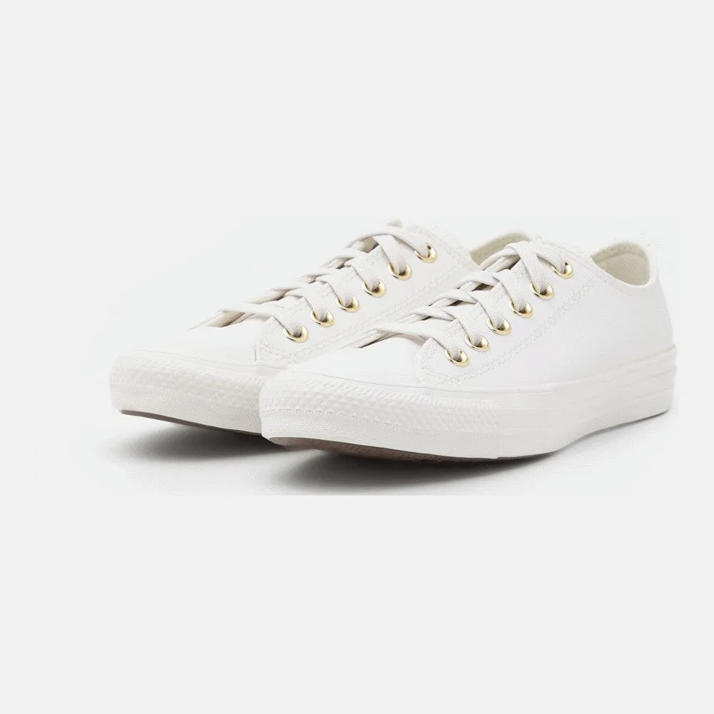 Converse Chuck Taylor All Star sneakers, vintage white/light gold
