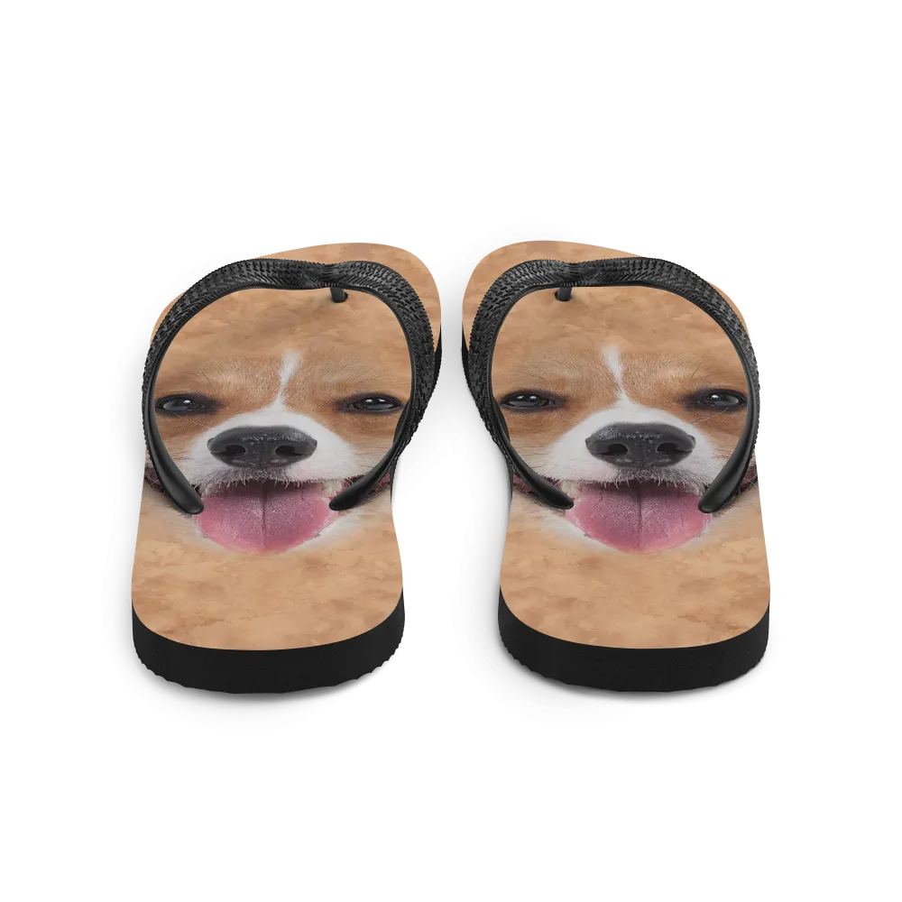 Corgi Dog Flip-Flops