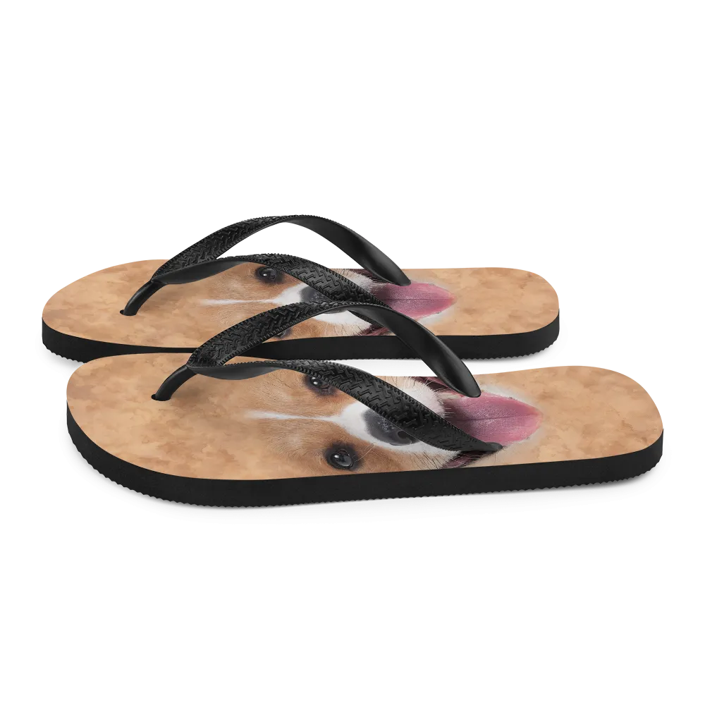Corgi Dog Flip-Flops