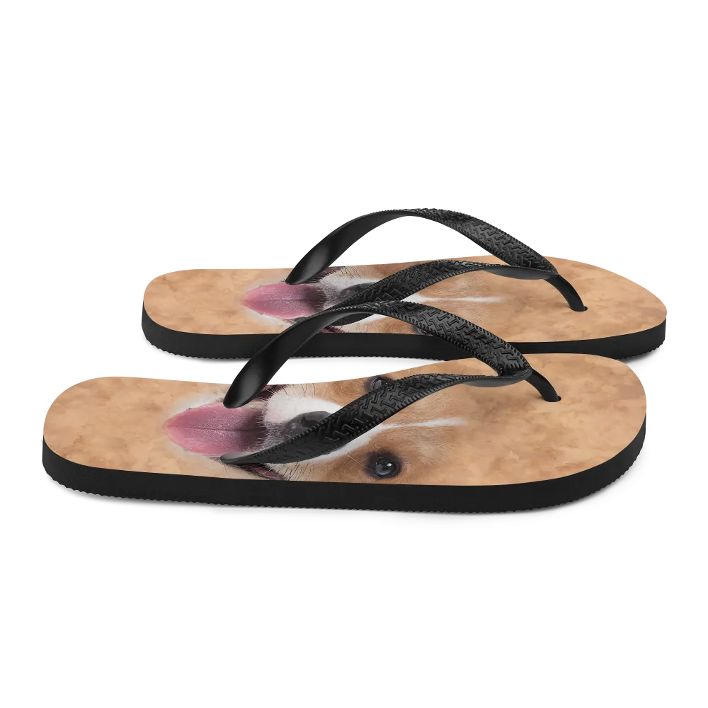 Corgi Dog Flip-Flops