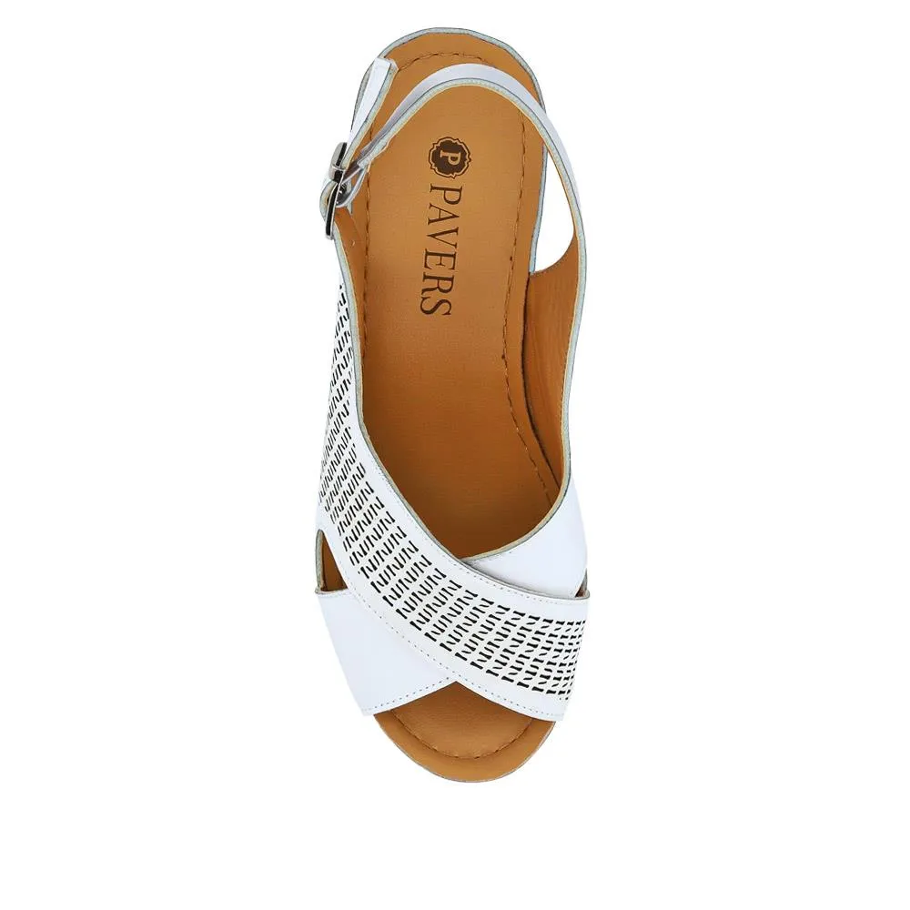 Cushioned Smart Slingback Sandals - WLIG41007 / 327 226