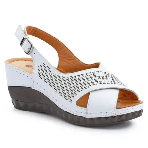 Cushioned Smart Slingback Sandals - WLIG41007 / 327 226