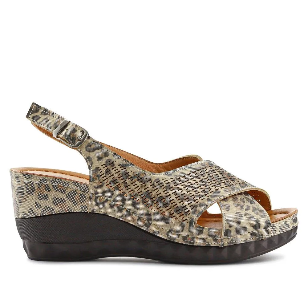 Cushioned Smart Slingback Sandals - WLIG41007 / 327 226