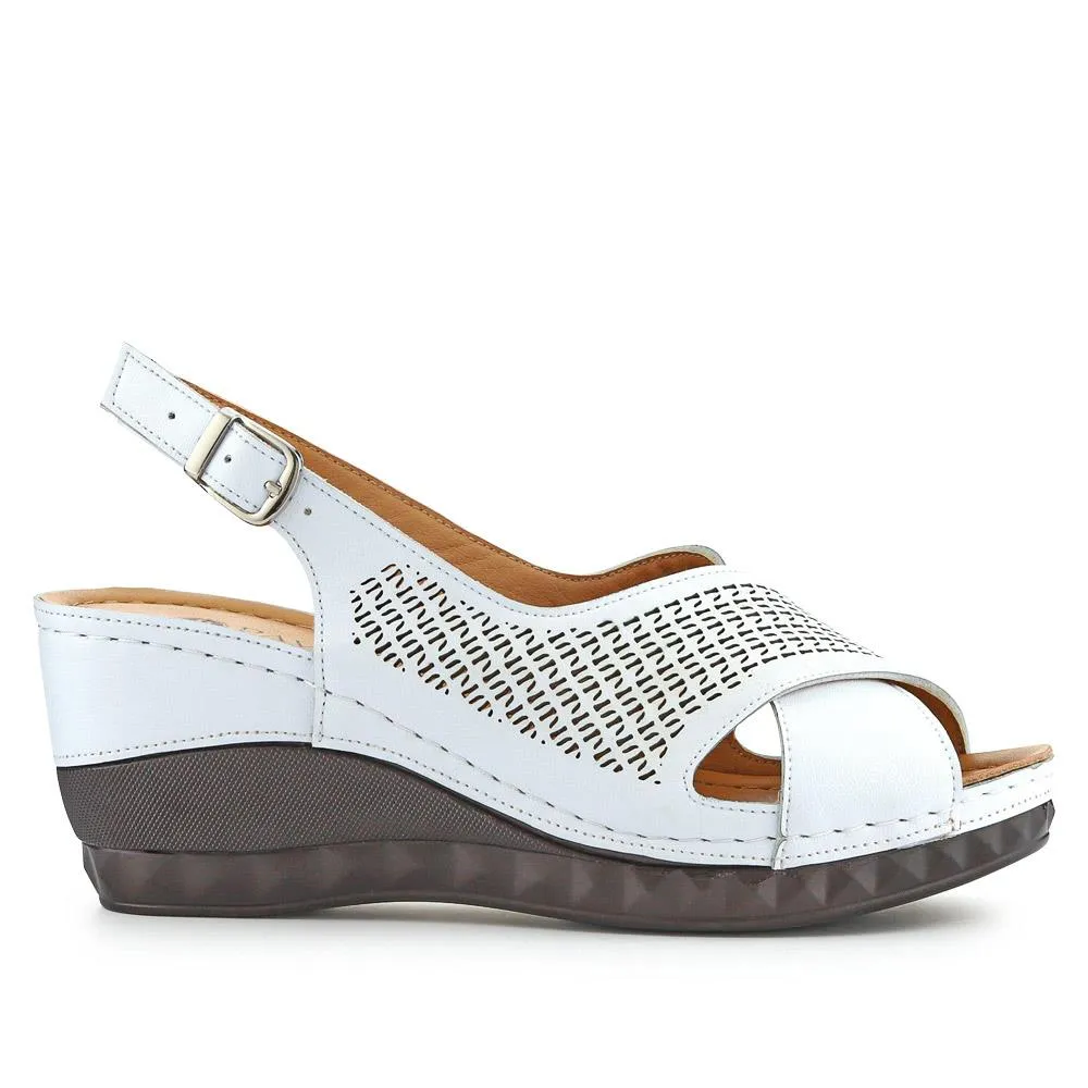 Cushioned Smart Slingback Sandals - WLIG41007 / 327 226