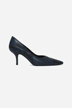Devon Pumps Blue Snake