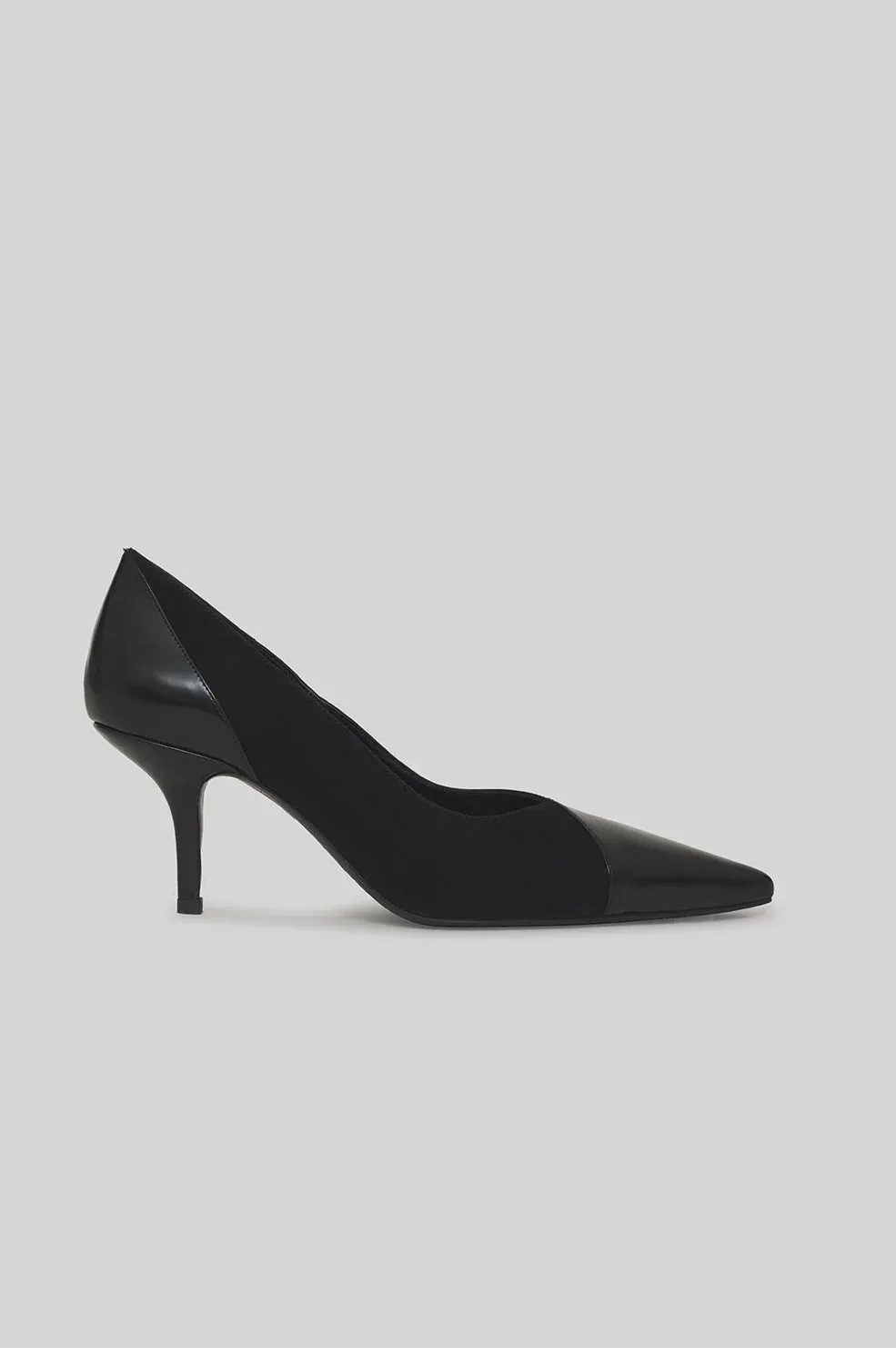 Devon Pumps High Shine And Matte Black