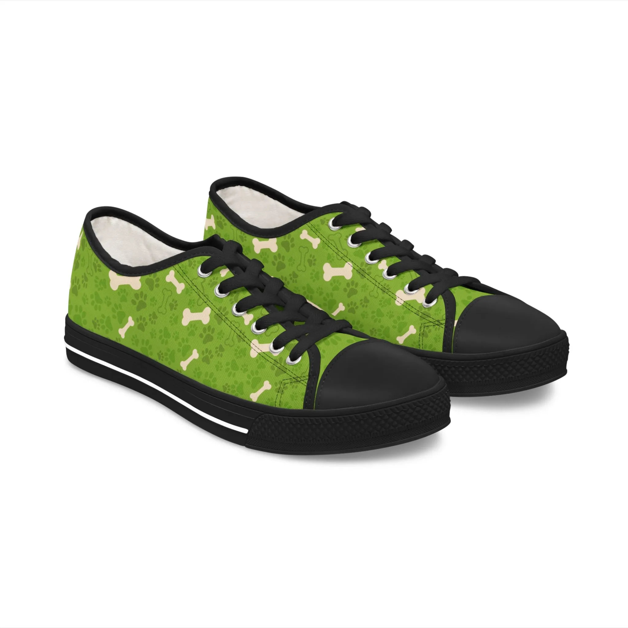 Dog Bone Women's Low Top Sneakers