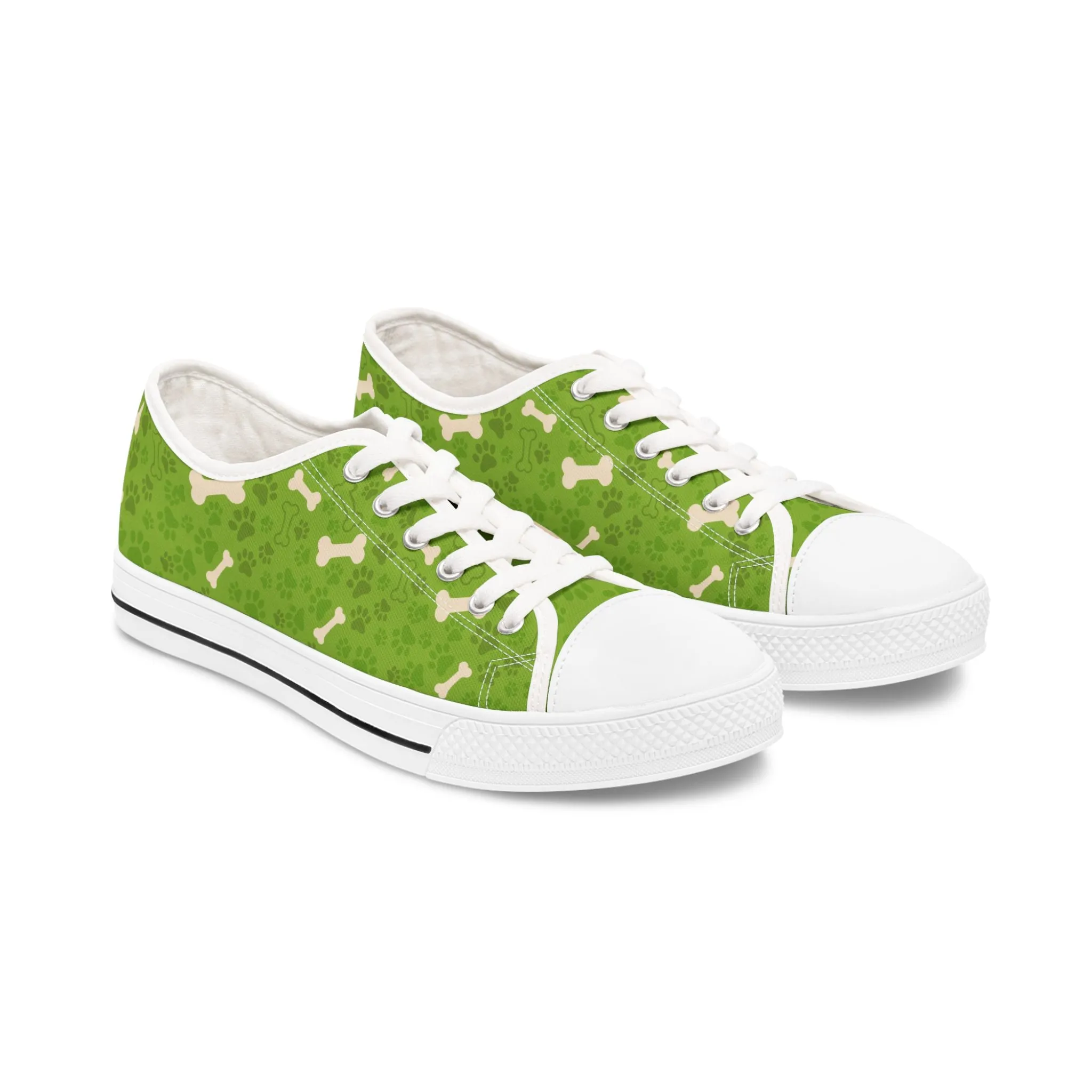 Dog Bone Women's Low Top Sneakers