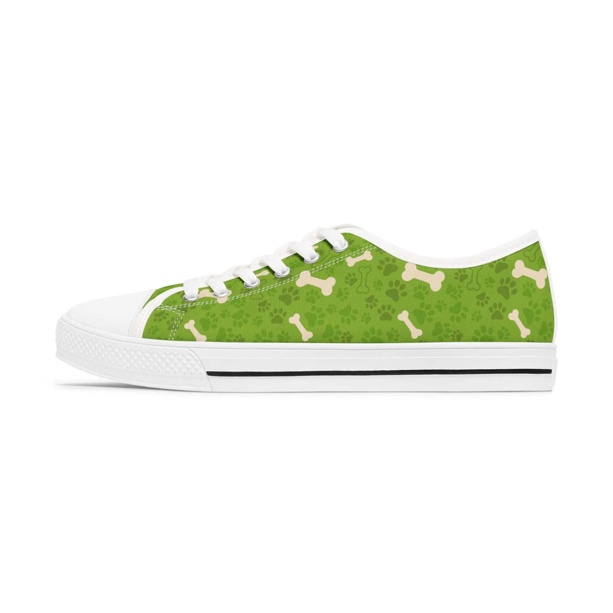 Dog Bone Women's Low Top Sneakers