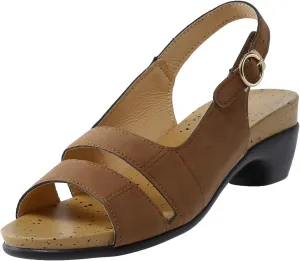 Eduavar Sandals for Women Dressy Summer, Heeled Sandals for Women Dressy Elegant Open Toe Sandals Shoes with Buckle Strap