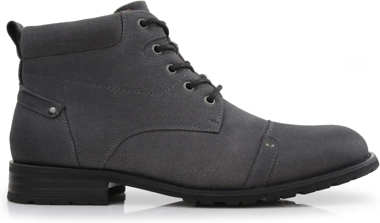 Ferro Aldo Blaine MFA806035 Mens Casual Brogue Mid-Top Lace-Up and Zipper Boots??