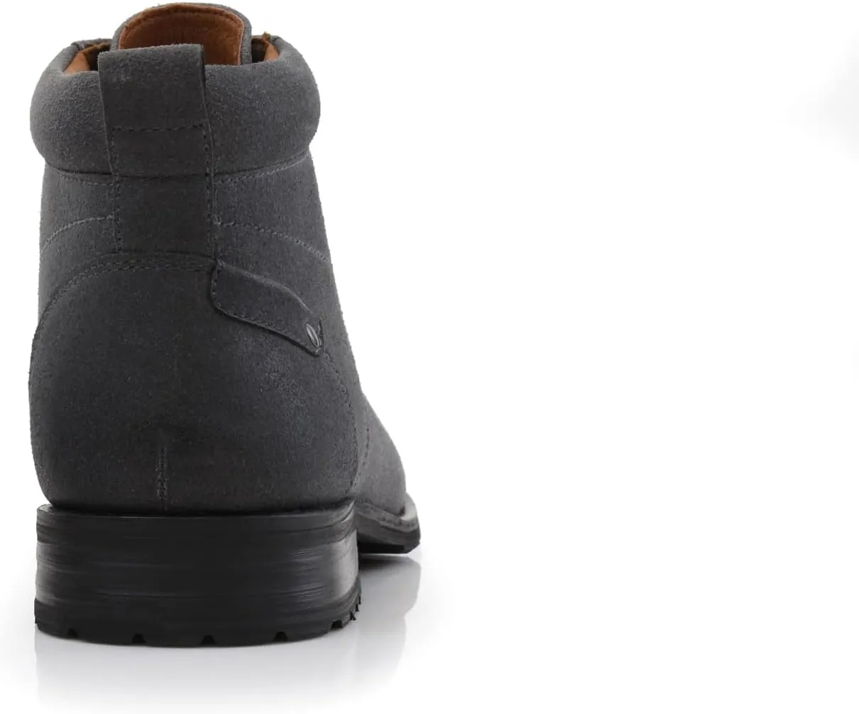 Ferro Aldo Blaine MFA806035 Mens Casual Brogue Mid-Top Lace-Up and Zipper Boots??