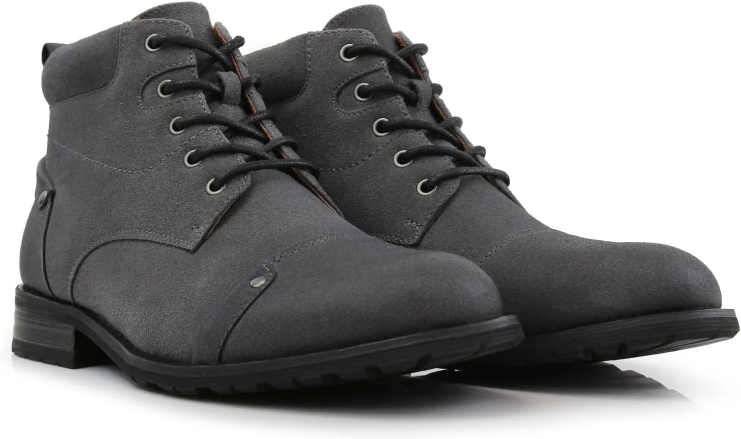 Ferro Aldo Blaine MFA806035 Mens Casual Brogue Mid-Top Lace-Up and Zipper Boots??