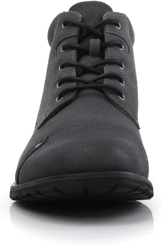 Ferro Aldo Blaine MFA806035 Mens Casual Brogue Mid-Top Lace-Up and Zipper Boots??
