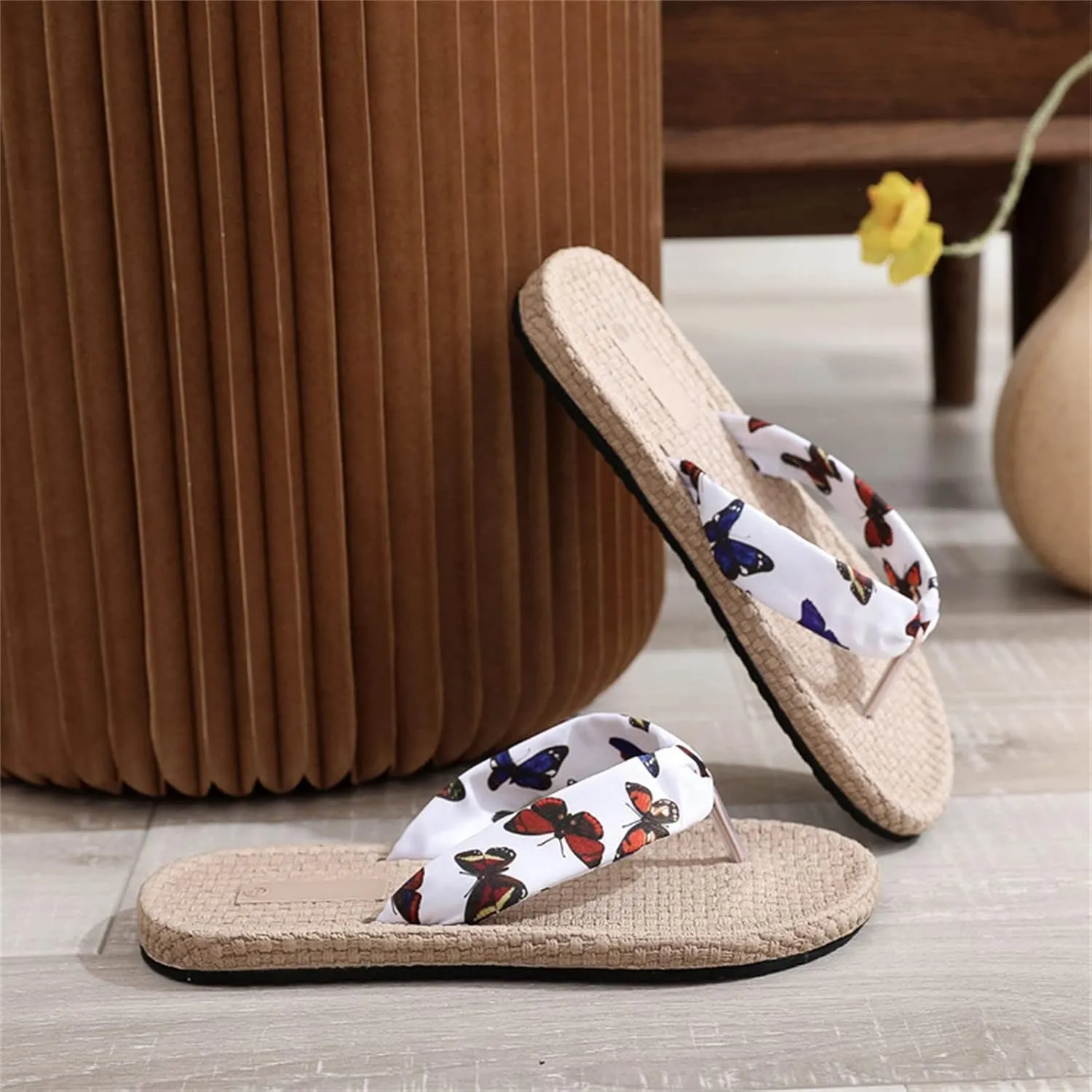 Flip Flops Women Womens Walking Sandals with Arch Support Comfortable Beach Sandals Slip on Thong Flat Sandals
