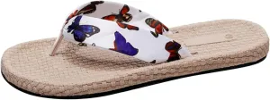 Flip Flops Women Womens Walking Sandals with Arch Support Comfortable Beach Sandals Slip on Thong Flat Sandals
