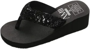 Flip Flops Womens Comfort Lightweight Soft Thong Sandals Orthopedic Slippers for Women Comfortable Summer Beach Thong Sandals