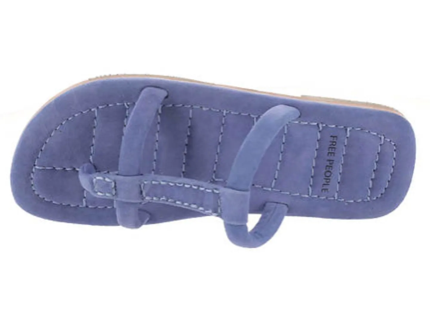 Free People: Hadden Sandal in Lapis Blue