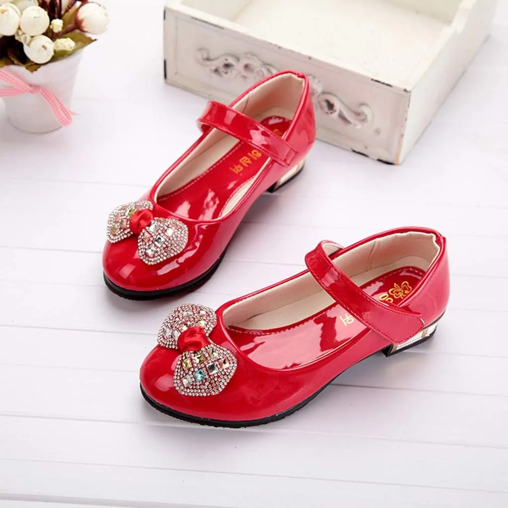 Girls Dress Shoes Mary Jane Shoes for Girls Low Heel Dress Shoes Party Wedding Flat for Little/Big Toddler Girl Shoes