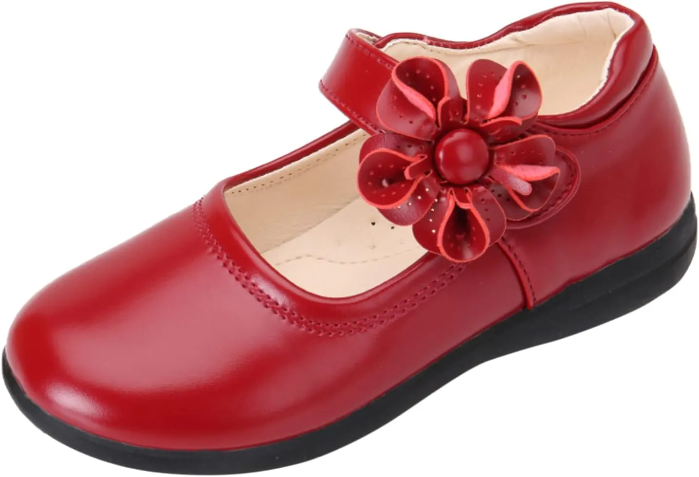 Girls Mary Jane Flat School Uniform Shoes Toddler Girls Ballet Flat Flower Girl Dress Shoes for Party Baby Girl Shoes