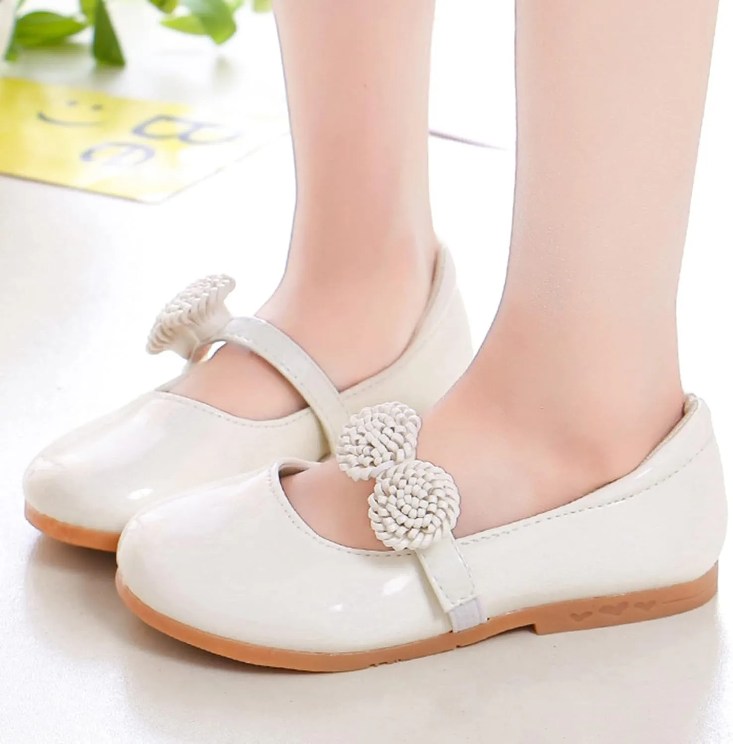 Girl's Mary Jane School Uniform Shoes Toddler Little Kid Dress Shoes Girl Ballet Flat Flower Girl Dress Toddler Shoes