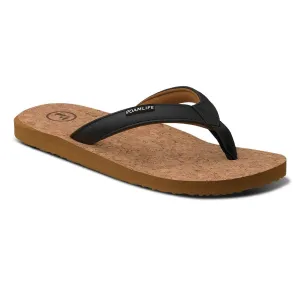 GOLDIE EARTH - WOMENS FLIP FLOPS - LATTE BROWN