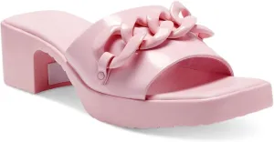 INC Womens Rozie Slip On Sandal Block Heels