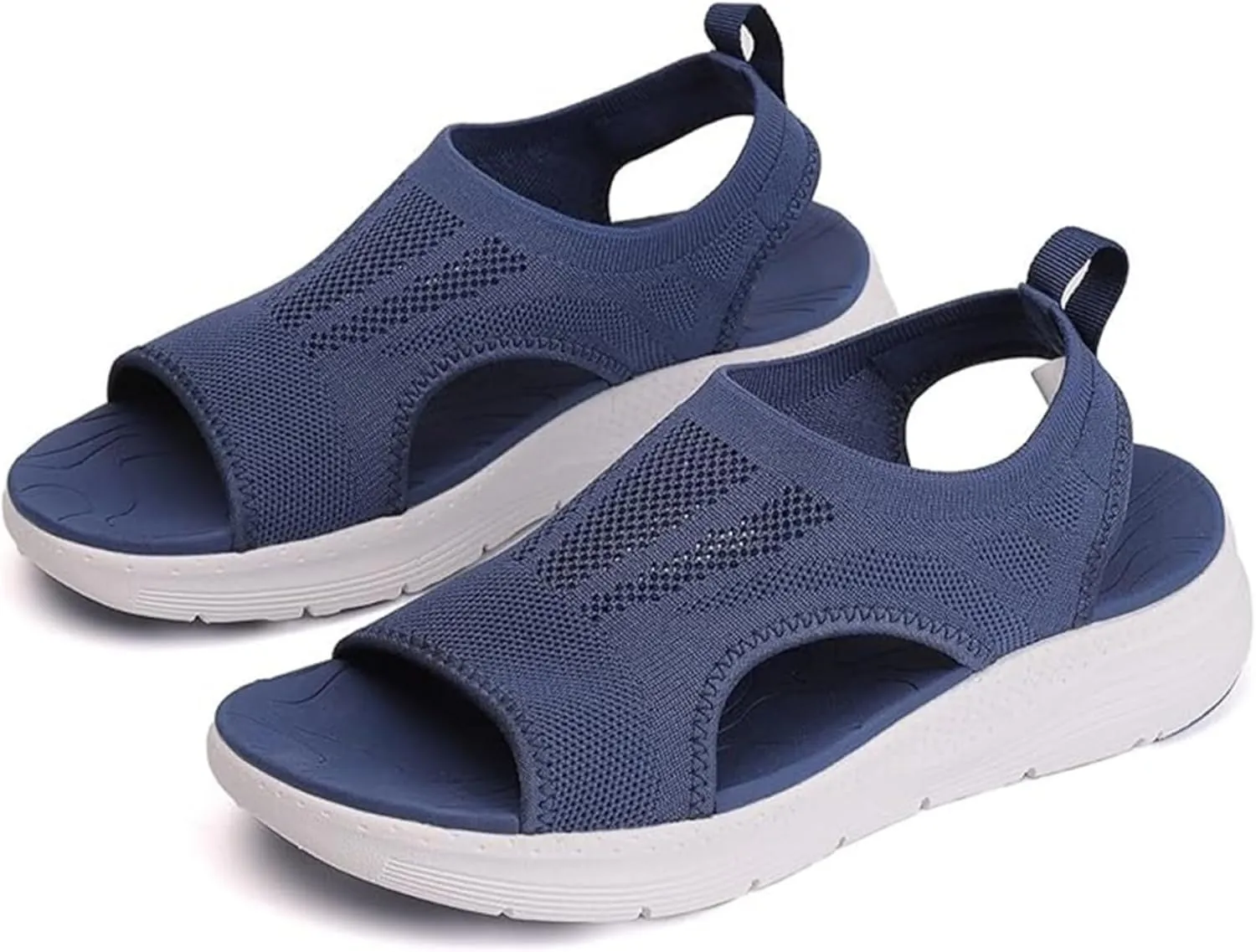 Ladmiple Sandals Women Comfortable Walking Orthopedic Sandals Arch Support Slides Slippers for Plantar Fasciitis Summer Shoes
