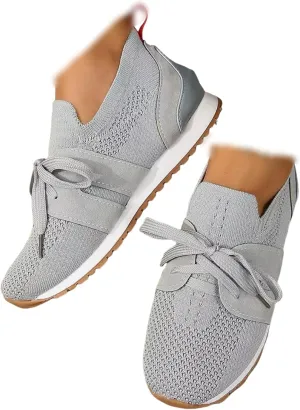 Ladmiple Slip On Sneakers Women Arch Support Running Shoes Lightweight Tennis Shoes Gym Workout Fashion Walking Sneakers 2025