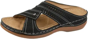 Ladmiple Womens Sandals Dressy Casual Comfortable Orthopedic Arch Support Flip Flops Summer Orthotic Slides Walking Shoes