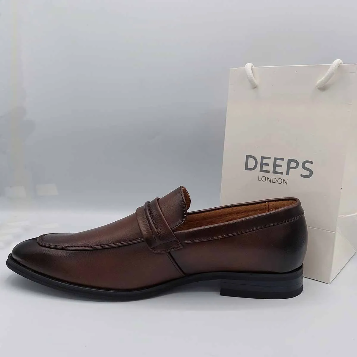LAVER MENS MOCCASIN LOAFERS WITH LEATHER LINING