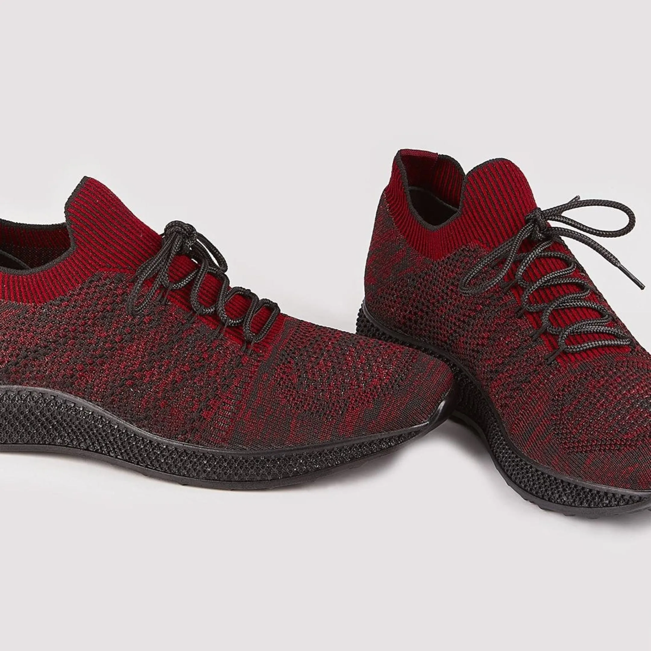 Madasat Burgundy Sneakers Shoes - 811 |