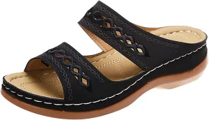 Memorial Gifts Diabetic Shoes for Women Slip On Walking Sandals Women Dressy Summer Wedge Sandals Women Dressy Summer Flat Size 13w Womens Orthopedic Sandals with Arch Support Blue Sandals for Women