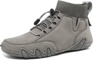 Men's Classic Italian Handmade Chukka Boots Fashion Comfort Slip Resistant Outdoor Hiking Driving Ankle Boots