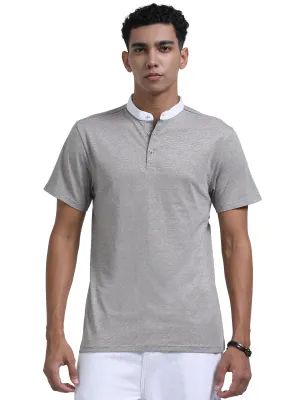 Men's rPET & Recycled Cotton Chinese Collar Polo