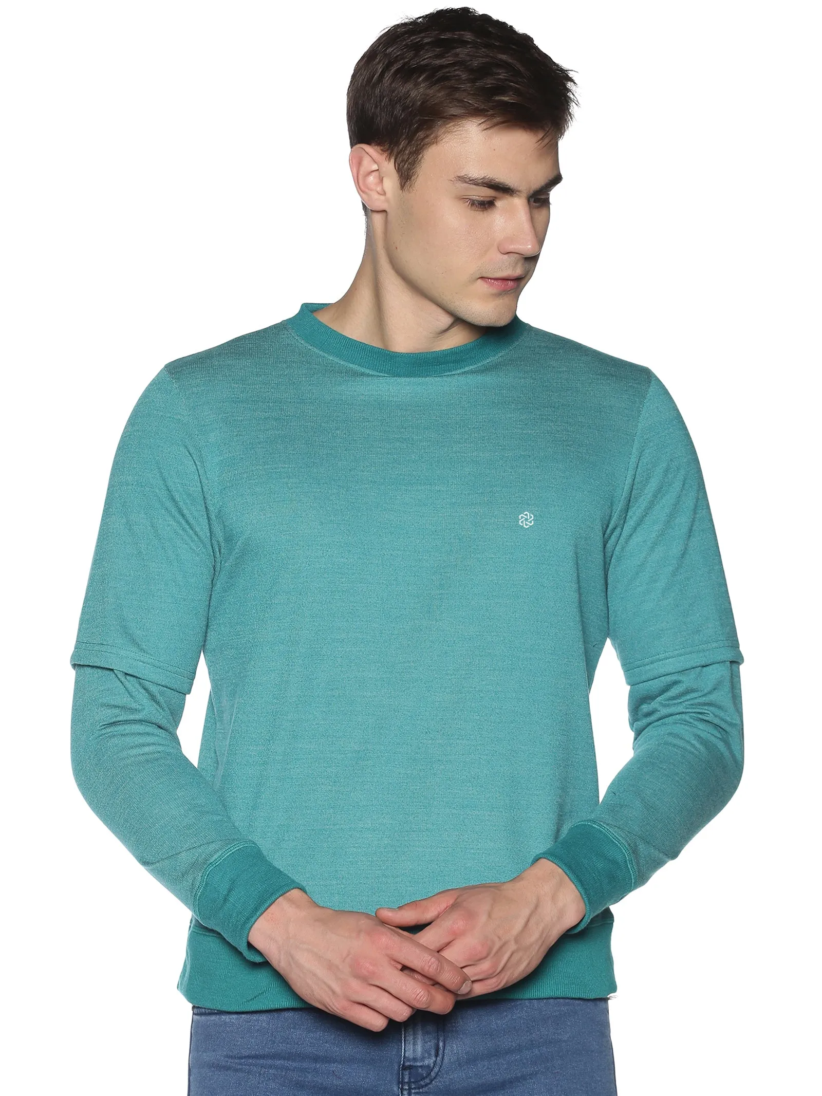 Men's rPET Double Sleeved Sweatshirt