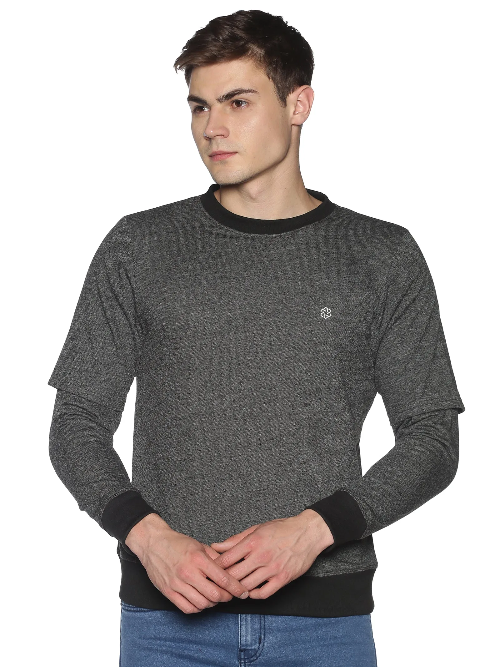 Men's rPET Double Sleeved Sweatshirt