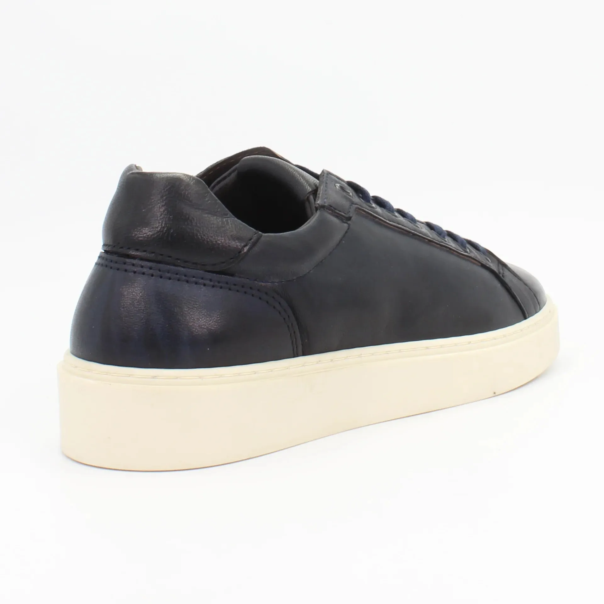 Men's Sneaker in Calf Leather Blu Navy (COR1068)