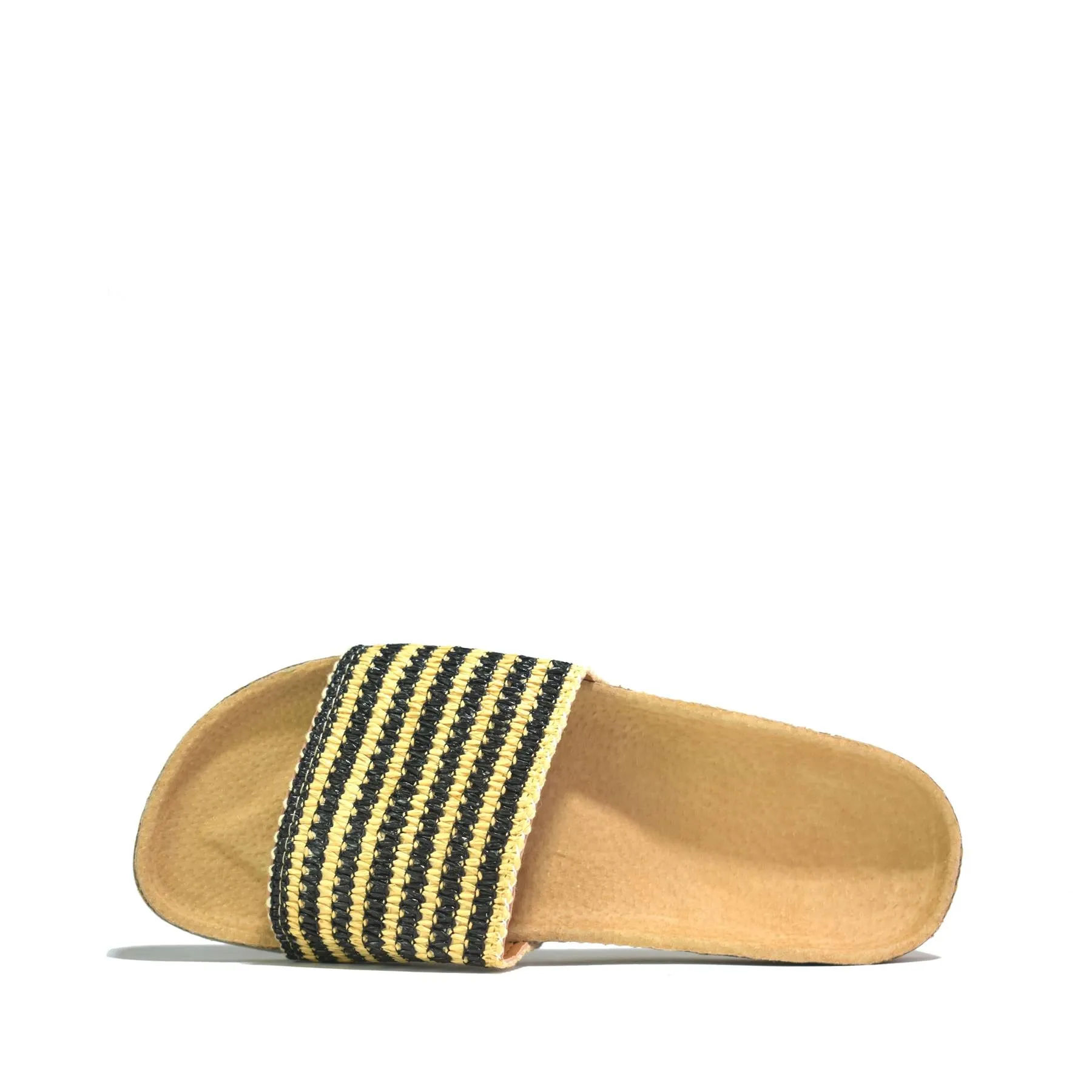 Open Toe Slider Black