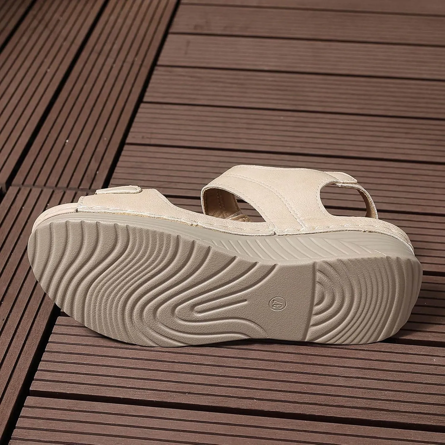 Orthopedic Wedge Sandals for Women Summer Dressy, Open Toe Ankle Strap Platform Sandals Casual Strappy Low Wedges Sandals Zipper Summer Beach Sandals Dress Shoes Comfortable Outdoor Shoes